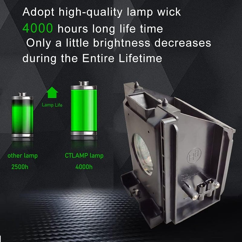 CTLAMP A+ Quality BP96-01099A/BP96-01073A/BP96-01394A DLP TV Projection Lamp Bulb Compatible with Samsung HLR5066WX/XAA / HLR5066WX/XAC/HLR5056WX / HLR5066W - Image 4